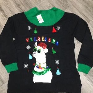 ⚡️🆕 Cute!! Llama Ugly Christmas Sweater